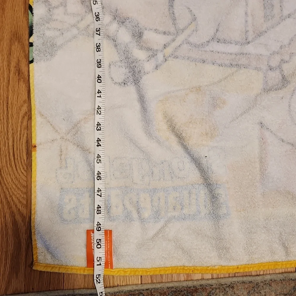 Vintage Nickelodeon Spongebob Squarepants Beach Towel 2003 Summer Vacation Swim